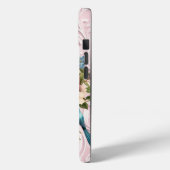 ロマンチックなヴィンテージの水色のフローラ鳥小屋 Case-Mate iPhoneケース (裏面 / 左)