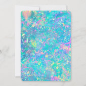 ロマンチックなヴィンテージの結婚式 招待状 (裏面)