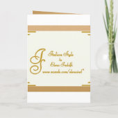 ロマンチックなヴィンテージウェディング招待状 招待状 (裏面)