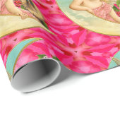 ロマンチックなヴィンテージエンジェル2とビクトリアン猫 ラッピングペーパー (ロールコーナー)