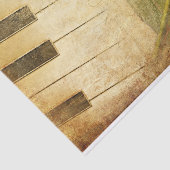 ロマンチックなヴィンテージシート音楽とバラティッシュペーパー 薄葉紙 (詳細)