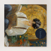 ロマンチックなヴィンテージスタイルアートオブボーイ読ズ ジグソーパズル (横)