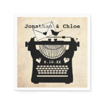 ロマンチックなヴィンテージタイプライター