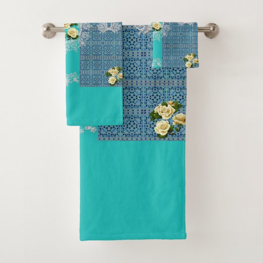 ロマンチックなヴィンテージタオルセット バスタオルセット (インサイチュ)