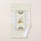 ロマンチックなヴィンテージタオルセット バスタオルセット (ハンドタオル)