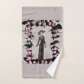 ロマンチックなヴィンテージタオルセット バスタオルセット (ハンドタオル)