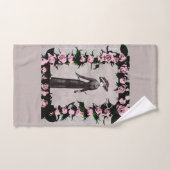 ロマンチックなヴィンテージタオルセット バスタオルセット (ハンドタオル)