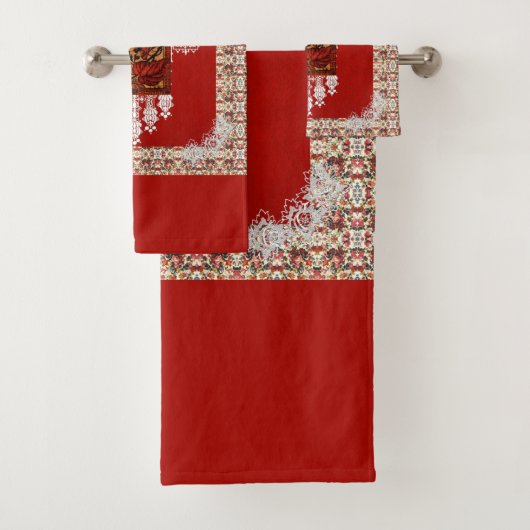 ロマンチックなヴィンテージタオルセット バスタオルセット (インサイチュ)