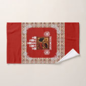 ロマンチックなヴィンテージタオルセット バスタオルセット (ハンドタオル)