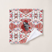 ロマンチックなヴィンテージタオルセット バスタオルセット (ウォッシュタオル)