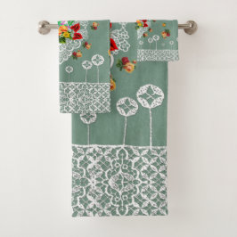 ロマンチックなヴィンテージタオルセット バスタオルセット