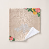 ロマンチックなヴィンテージタオルセット バスタオルセット (ウォッシュタオル)