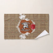 ロマンチックなヴィンテージタオルセット バスタオルセット (ハンドタオル)