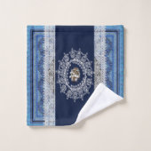 ロマンチックなヴィンテージタオルセット バスタオルセット (ウォッシュタオル)