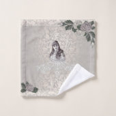 ロマンチックなヴィンテージタオルセット バスタオルセット (ウォッシュタオル)