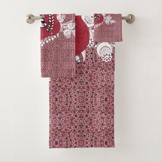 ロマンチックなヴィンテージタオルセット バスタオルセット (インサイチュ)