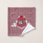 ロマンチックなヴィンテージタオルセット バスタオルセット (ウォッシュタオル)