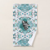 ロマンチックなヴィンテージタオルセット バスタオルセット (ハンドタオル)