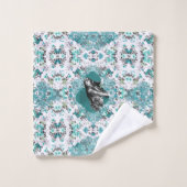 ロマンチックなヴィンテージタオルセット バスタオルセット (ウォッシュタオル)