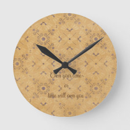 ロマンチックなヴィンテージデザイン ラウンド壁時計