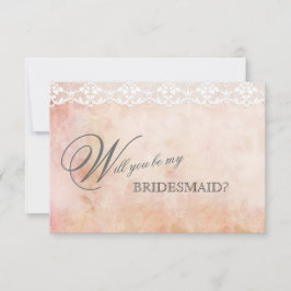 ロマンチックなヴィンテージバラレースマイブリーズメイド 招待状