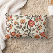 ロマンチックなヴィンテージバラ ランバークッション (ブランケット)