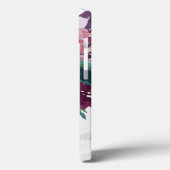 ロマンチックなヴィンテージピンクウォーターカラーフローラ大理石 Case-Mate iPhoneケース (裏面 / 左)