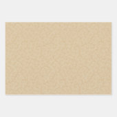 ロマンチックなヴィンテージレター&ダマスク3シートセット ラッピングペーパーシート (正面3)