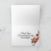 ロマンチックなヴィンテージ園 |ありがとうございます サンキューカード (内部)