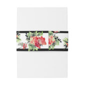 ロマンチックなヴィンテージ園 | 結婚s 招待状ベリーバンド (裏面例)