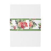 ロマンチックなヴィンテージ園 | 結婚s 招待状ベリーバンド (裏面例)