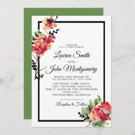 ロマンチックなヴィンテージ園 | 結婚s 招待状