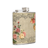 ロマンチックなヴィンテージ彫刻バラ フラスク (右)