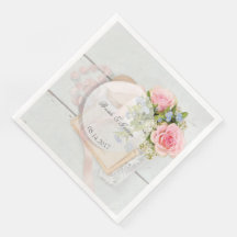 ロマンチックなヴィンテージ春花結婚編集可能