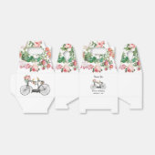 ロマンチックなヴィンテージ自転車の花結婚と鳥 フェイバーボックス (折り畳みなし)