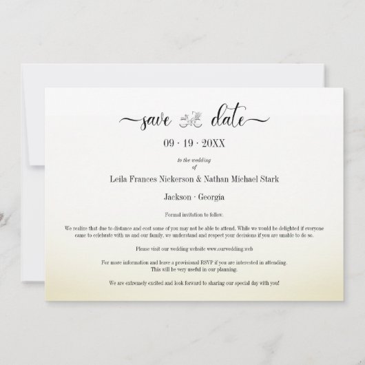 ロマンチックなヴィンテージ自転車カスタムウェディングカップルの写真 (裏面)