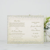 ロマンチックなヴィンテージ金ゴールドとシルバーグリッター紙吹雪 (スタンド正面)