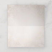 ロマンチックなヴィン素朴ヤ結婚ード プレイスカード (内部開封)