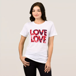 ロマンチックな乙女のプロポーズTシャツ トライブレンドＴシャツ