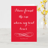 ロマンチックな人 カード (黄色い花)