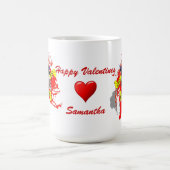 ロマンチックな代替ゴシックのスチームパンクValentines マグカップ (中央)