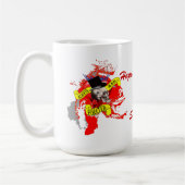 ロマンチックな代替ゴシックのスチームパンクValentines マグカップ (左)