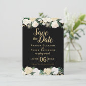 ロマンチックな写真でお知らせ 保存日付 招待状 (スタンド正面)