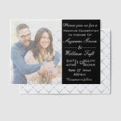 ロマンチックな写真と文字結婚式招待状 ベラム紙招待状 (オフセット (招待状))