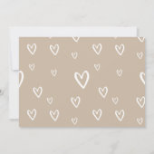 ロマンチックな写真水の色コーヒーカラークマ シーズンカード (裏面)