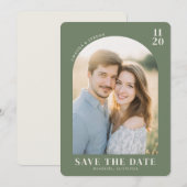 ロマンチックな写真 セーブザデート (正面/裏面)