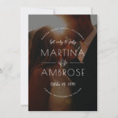 ロマンチックな写真 セーブザデート (正面)