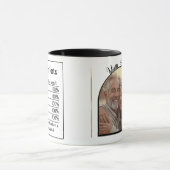 ロマンチックな写真&ラブファクトバレンタインデー マグカップ (中央)