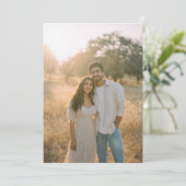 ロマンチックな写真 招待状 (スタンド正面)