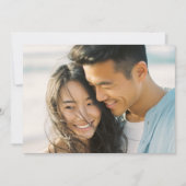 ロマンチックな写真 招待状 (正面)